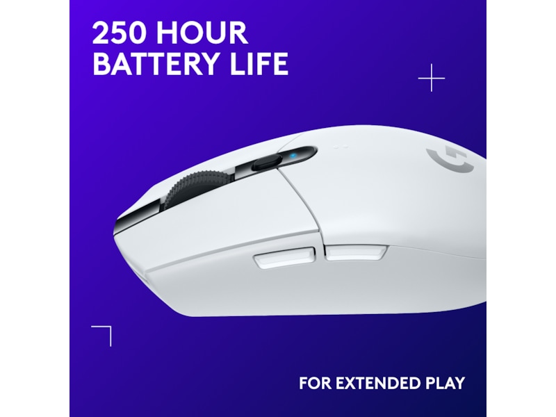 Logitech G305 Lightspeed Trådløs Gamingmus (hvid) Gamingmus