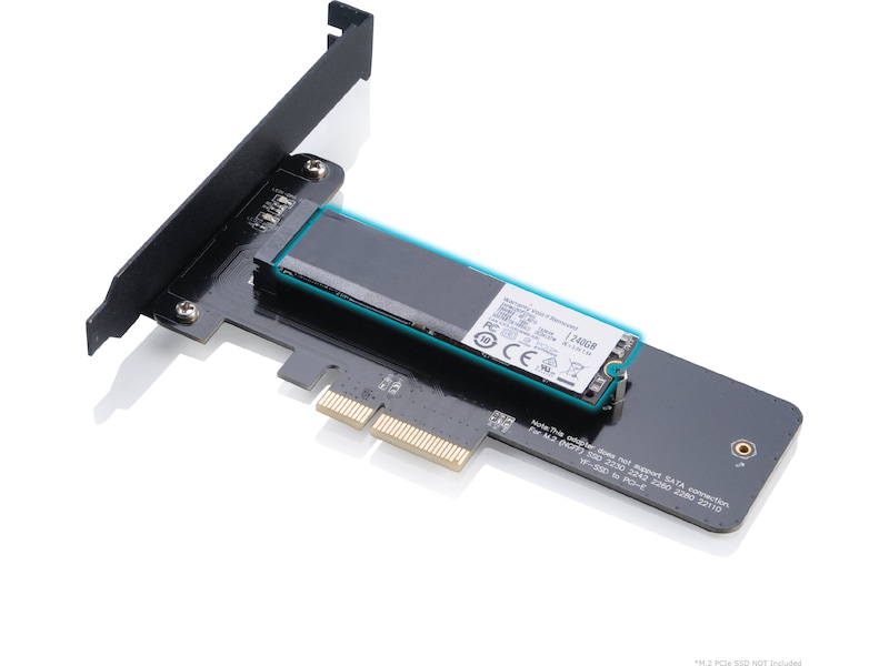 Akasa M.2 SSD to PCIe adapter card Tilbehør