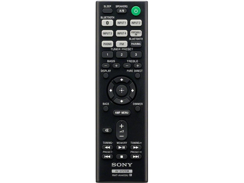 Sony STR-DH190 Stereoreceiver (sort) Receivere