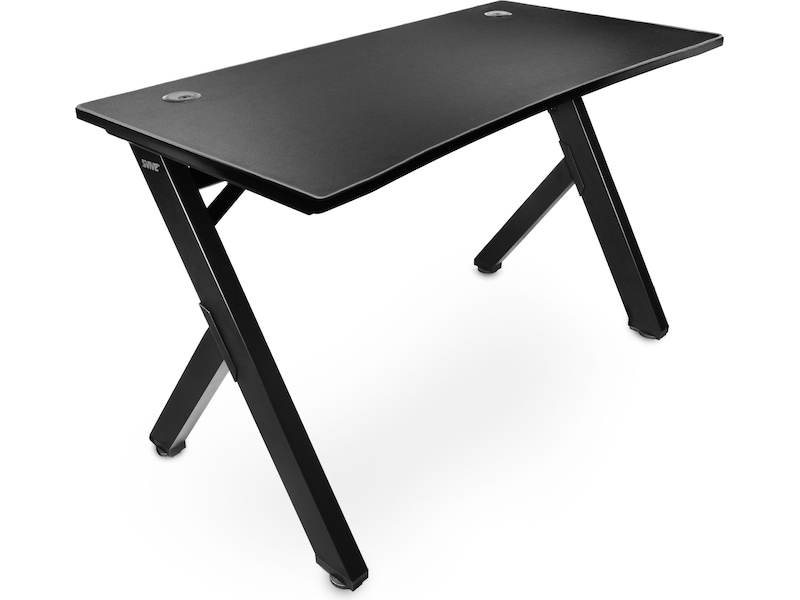 Svive Cygnus Gaming desk mat sort med grå sømme Gamingdesk