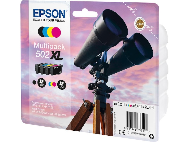 Epson Blæk 502XL Multipack Blækpatroner