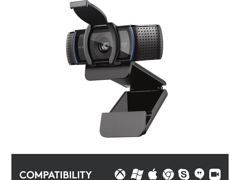 Logitech C920s PRO HD Webkamera Webkameraer
