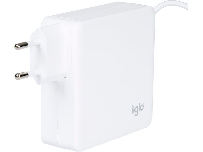 iiglo universal oplader til PC, telefon og tablet, USB-C 90W Batteri og lader