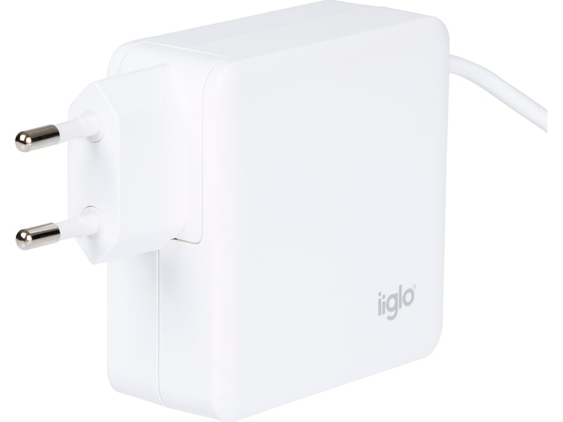 iiglo universal oplader til PC, telefon og tablet, USB-C 65W Batteri og lader
