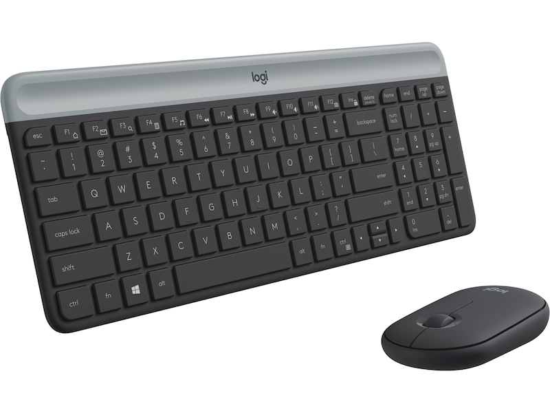 Logitech MK470 Slim Trådløs Kombination Mus & keyboards -kombinasjonspakker