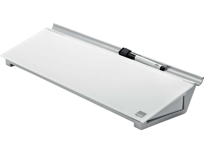 Nobo Skrivebords whiteboardblok glas brillant hvid Whiteboards