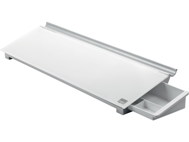 Nobo Skrivebords whiteboardblok glas brillant hvid Whiteboards