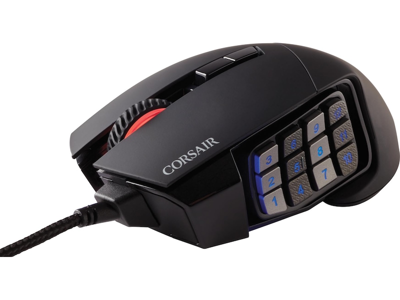 Corsair Gaming Scimitar Elite RGB mus Gamingmus (sort) Gamingmus
