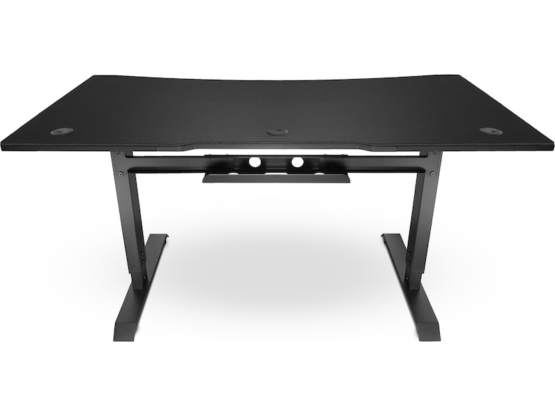 Svive Altair Gaming Desk mat sort med sorte sømme Gamingdesk