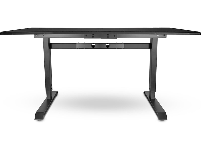 Svive Altair Gaming Desk mat sort med sorte sømme Gamingdesk
