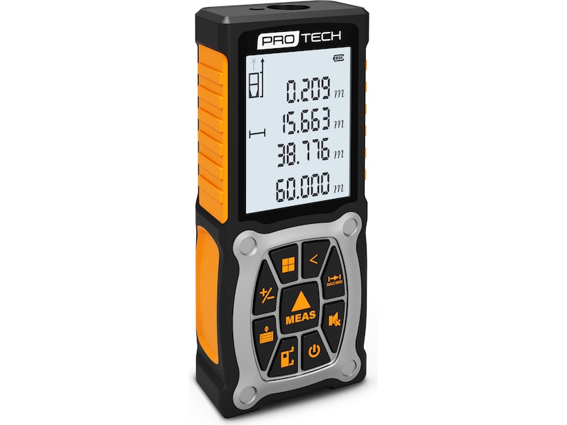Protech avstandsmåler 60 meter rød laser Laser & Vaterpas