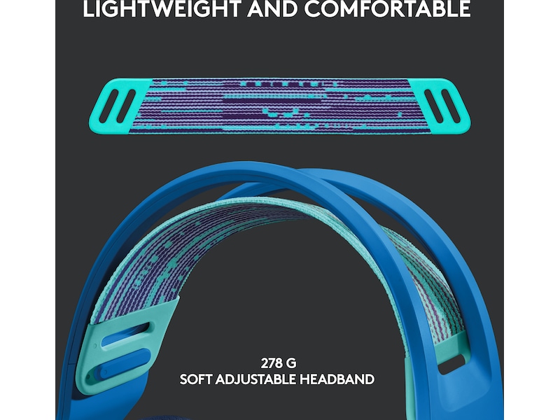 Logitech G733 LIGHTSPEED Trådløst Gaming Headset (blå) Gamingheadset