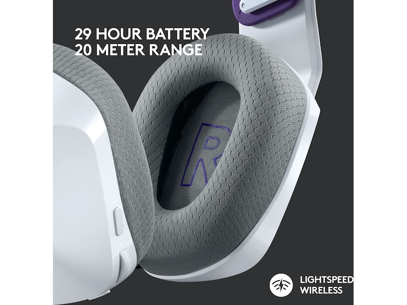 Logitech G733 LIGHTSPEED Trådløst Gaming Headset (hvid) Gamingheadset