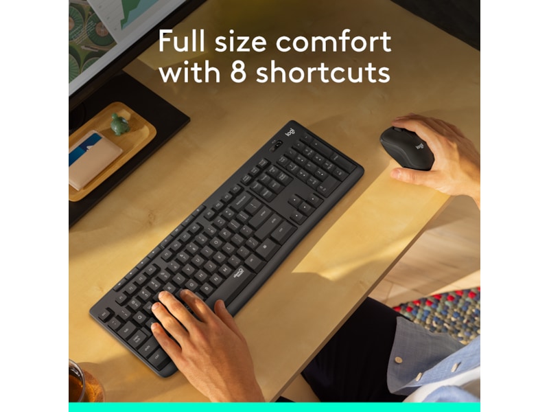 Logitech MK295 Silent Wireless Combo - GRAPHITE Mus & keyboards -kombinasjonspakker