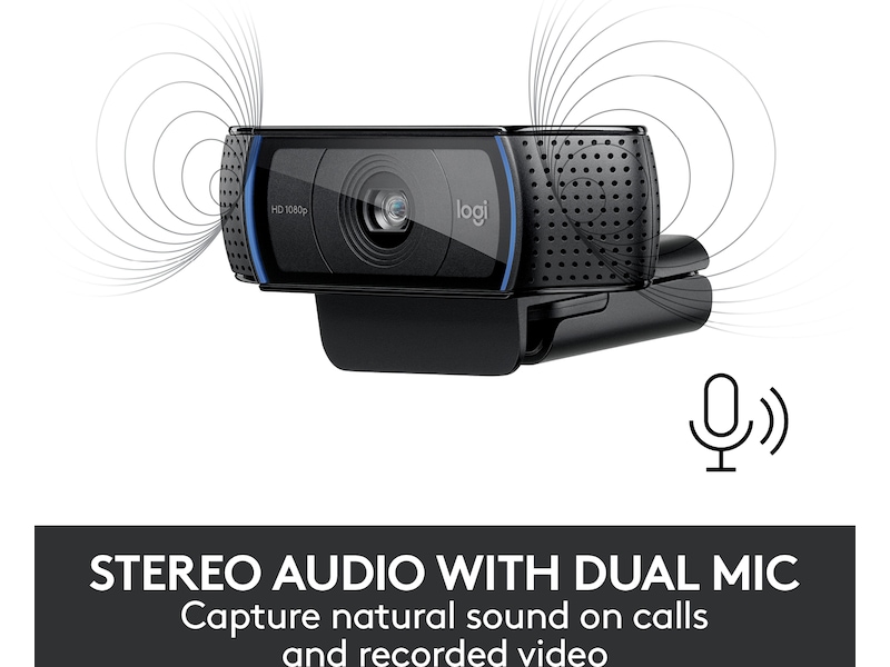 Logitech C920e HD 1080p Webcam - BLK - WW Webkameraer