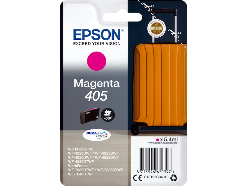 Epson 405 magenta DuraBrite Ultra blæk Blækpatroner