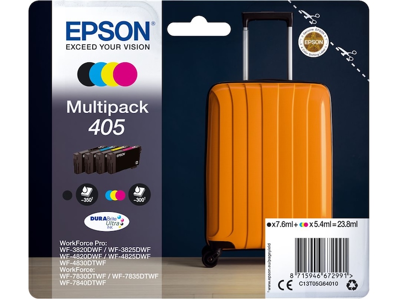 Epson 405 multipack DuraBrite Ultra blæk Blækpatroner