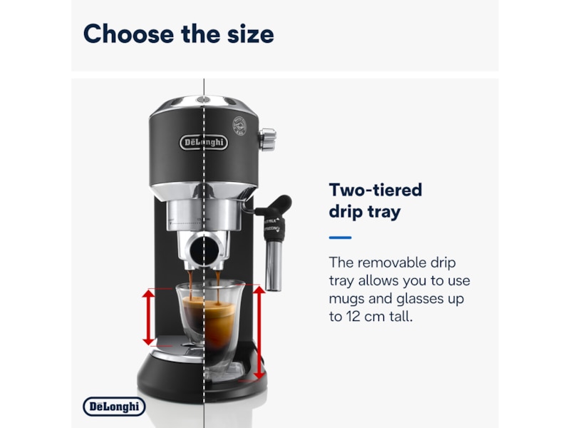 DeLonghi Dedica Style EC685.BK Manuel espressomaskine (sort) Espressomaskiner