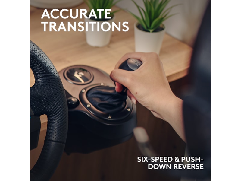 Logitech G923 og Driving Force Shifter Bundle Rat og pedaler