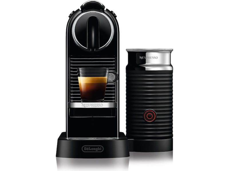 NESPRESSO CitiZ&milk fra DeLonghi® Kapselmaskin (sort) Kapselmaskiner