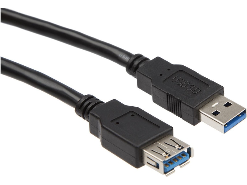 USB-A Forlængerkabel 15m (sort) USB-kabler