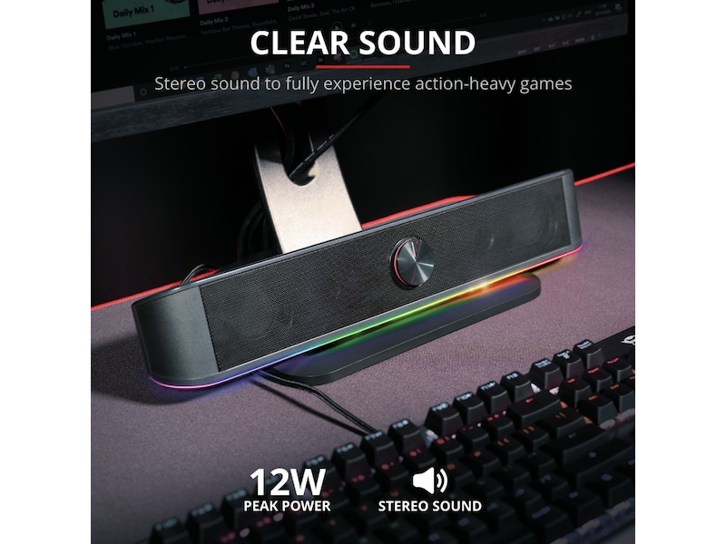 Trust GXT 619 Thorne lydplanke 2.0 Højttalere