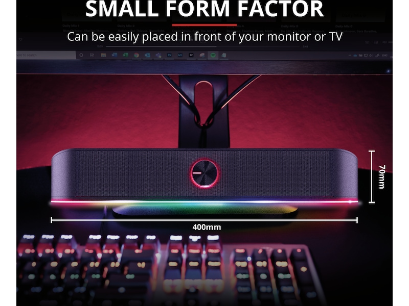 Trust GXT 619 Thorne lydplanke 2.0 Højttalere