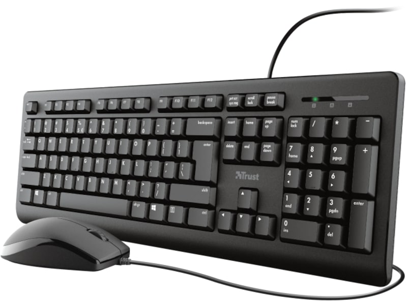 Trust TKM-250 kablet tastatur og mus Mus & keyboards -kombinasjonspakker