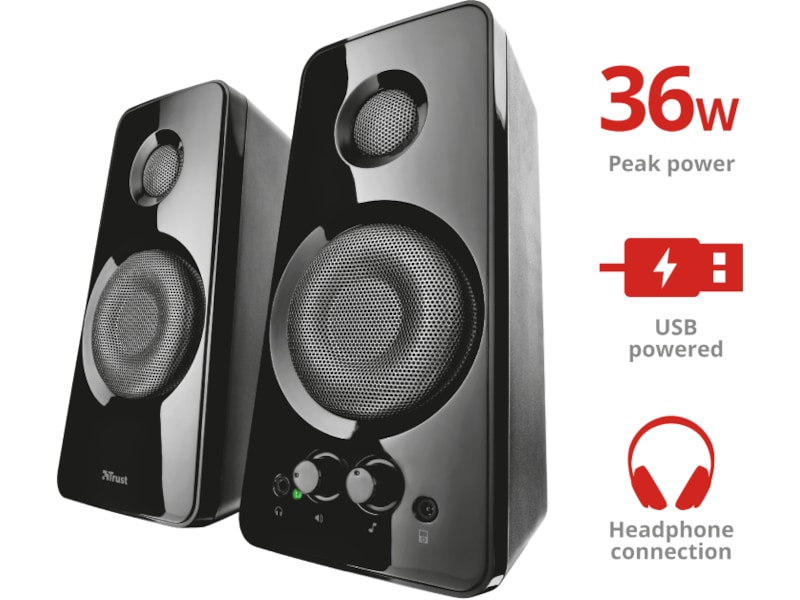 Trust Tytan 2.0 højtalere 2.0 Højttalere