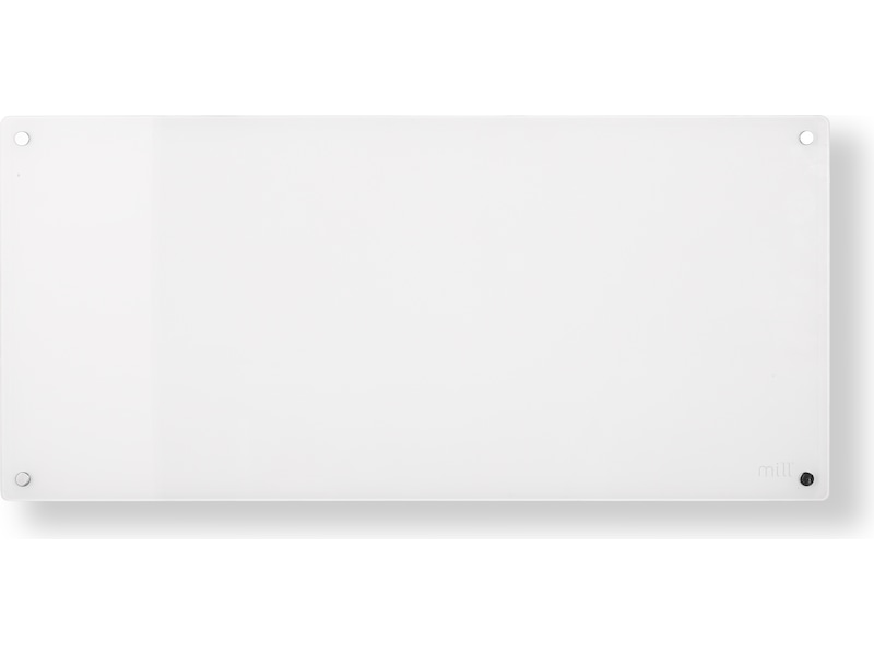 Mill Glas panelovn 1000W (hvid) Varmepaneler