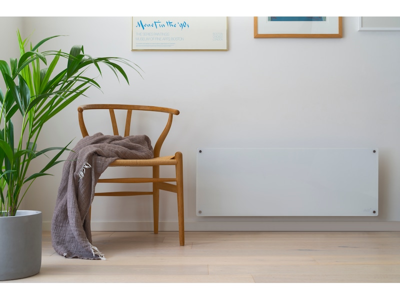 Mill Glas panelovn 1300W (hvid) Varmepaneler