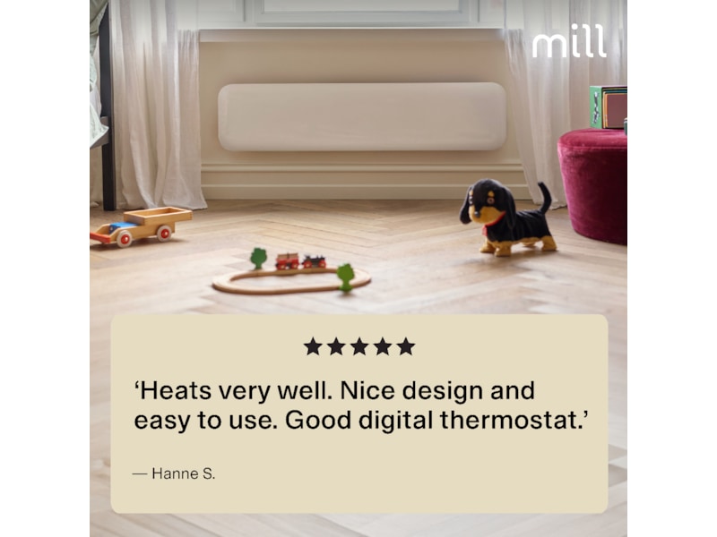 Mill Invisible panelovn 850W (hvid) Varmepaneler