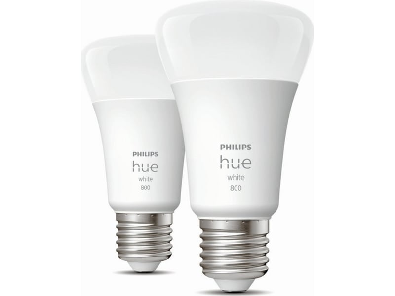 Philips Hue White E27 2-pak LED-pærer & elpærer
