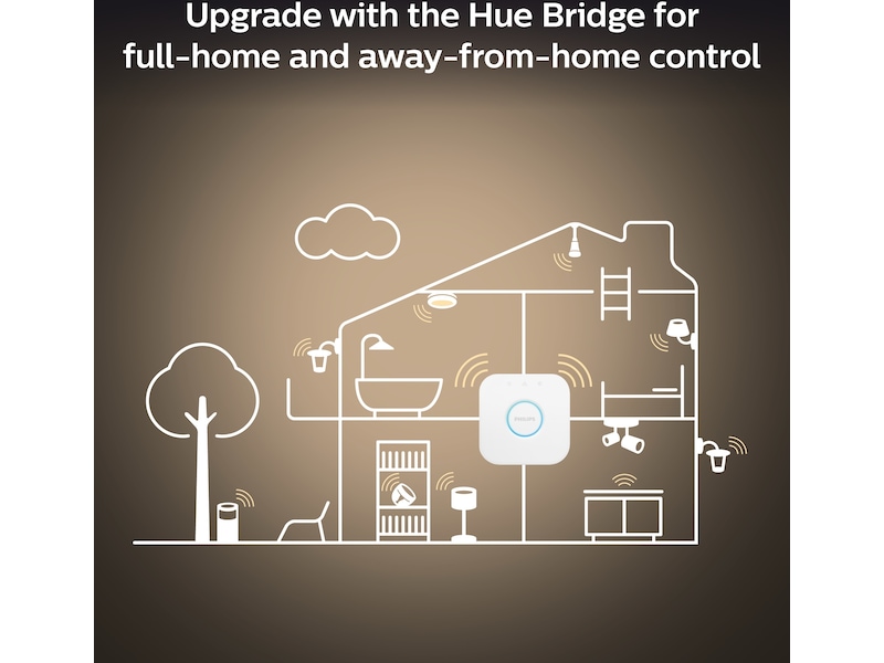 Philips Hue Enrave mellemstor loftlampe (hvid) Loftlampe