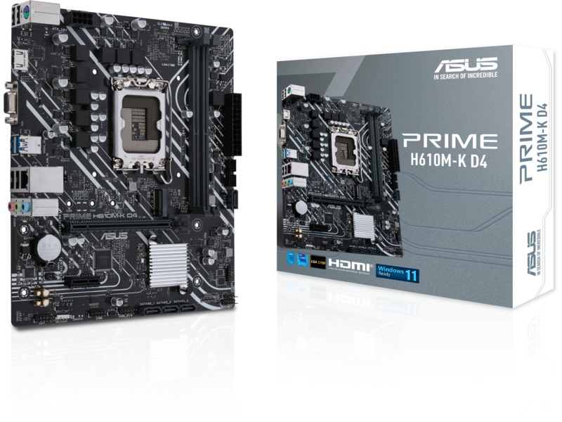 ASUS PRIME H610M-K D4 Bundkort Intel Socket