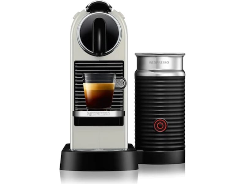 Nespresso CitiZ & Milk kaffemaskine fra De'Longhi (hvid) Kapselmaskiner