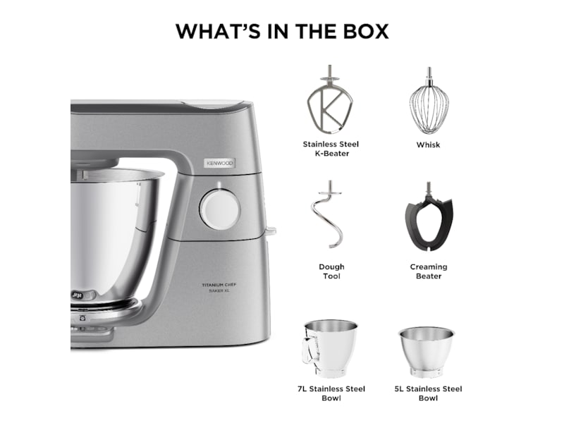Kenwood Titanium Chef Baker XL køkkenmaskine Køkkenmaskiner
