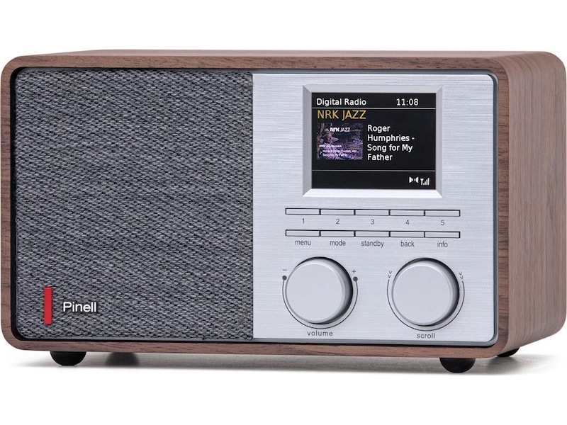 Pinell Supersound 201 (valnød) Radio & musikafspillere