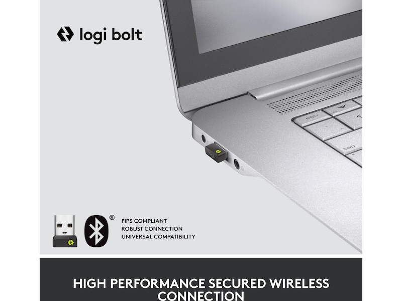 Logitech Lift Vertikal Business mus (off-white) Mus