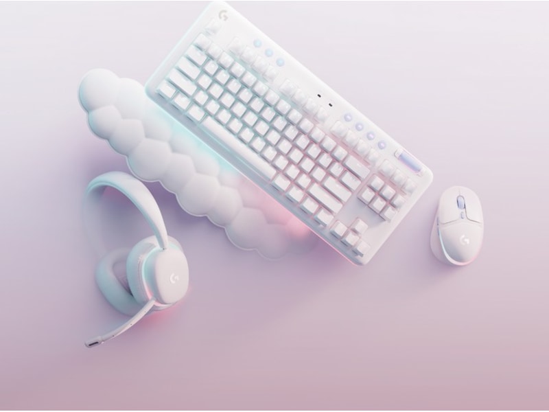 Logitech G705 Trådløs Gamingmus (off white) Gamingmus