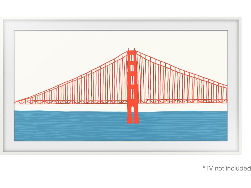 Samsung 85" ramme til The Frame (2021-2024, hvid) TV-rammer & tilbehør