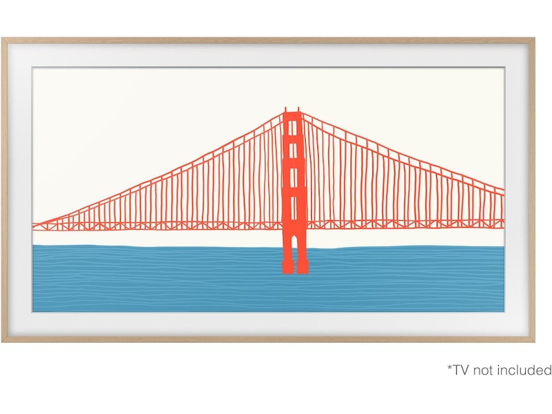 Samsung 85" ramme til The Frame (2021-2024, teak) TV-rammer & tilbehør