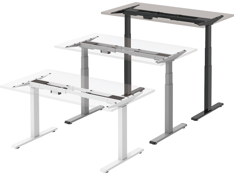 Elektrisk stel med hukommelsesfunktion (sort) Dele og tilbehør til skriveborde