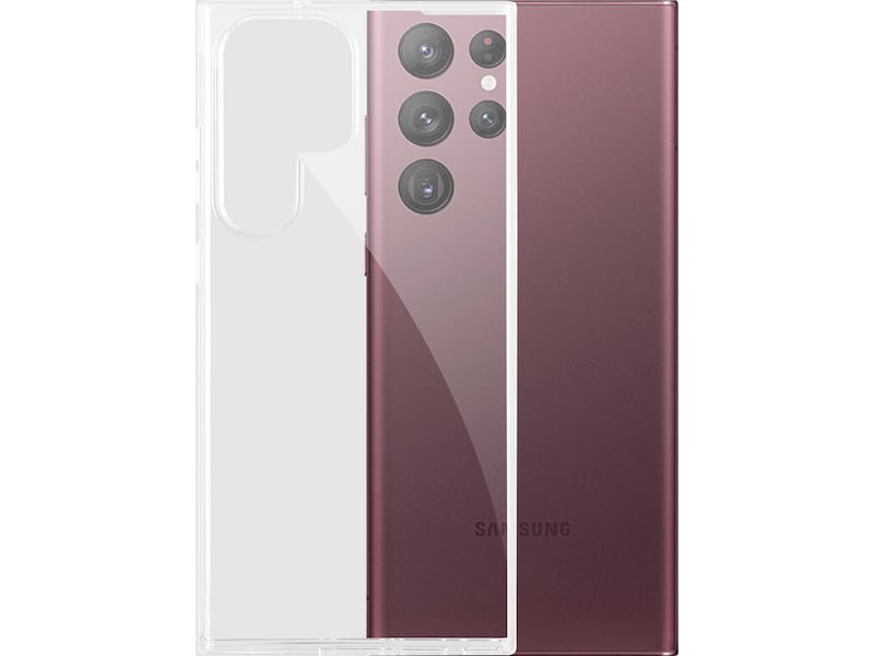 iiglo Galaxy S23 Ultra Silikonecover (gennemsigtig) Mobilcover