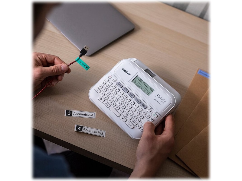 Brother etiketprinter  PTD410 Etiket & labelmaskine