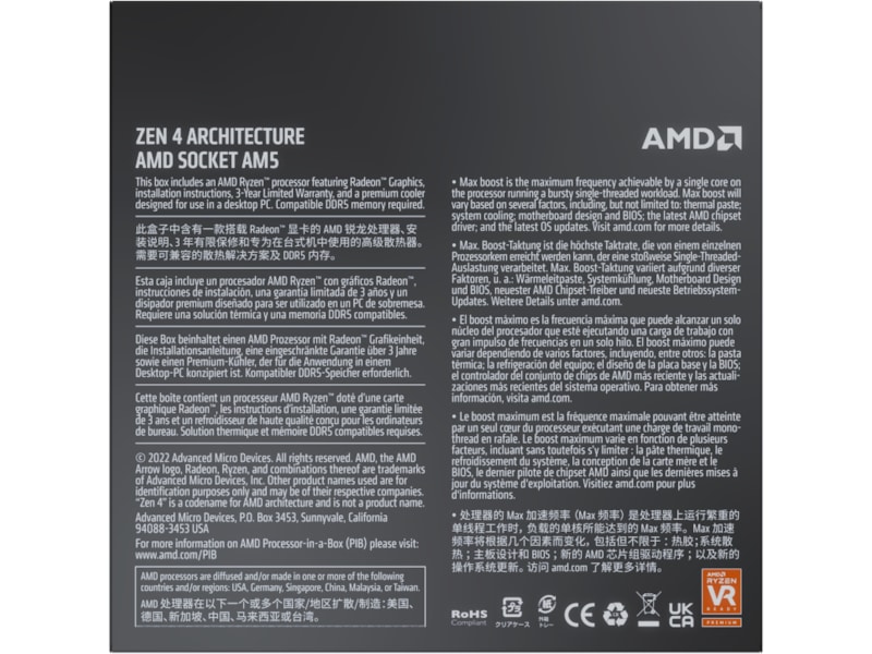 AMD Ryzen 9 7900 CPU Processorer