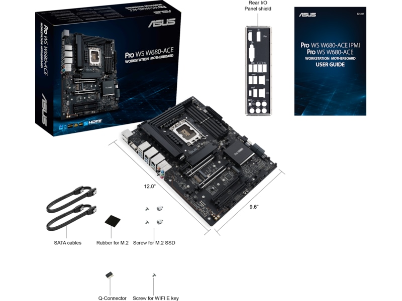 ASUS PRO WS W680-ACE Bundkort Intel Socket