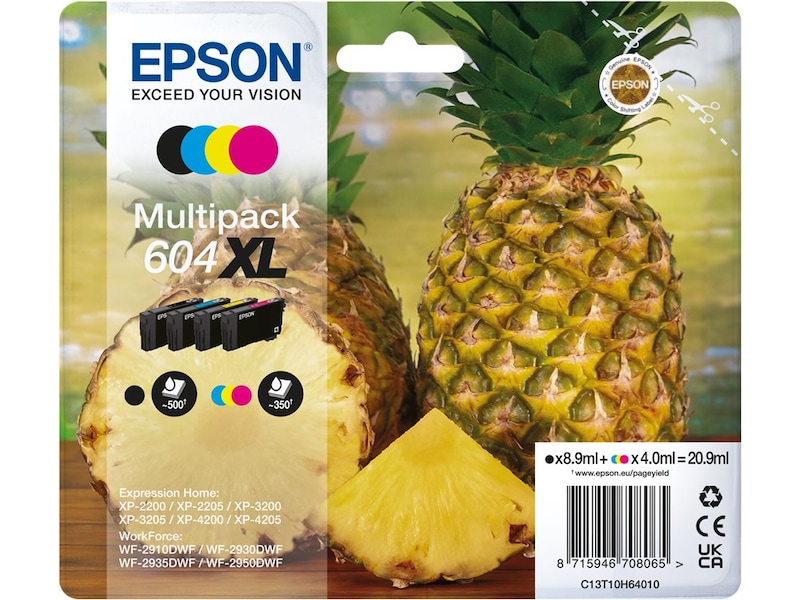 Epson blæk 604 XL multipack Blækpatroner
