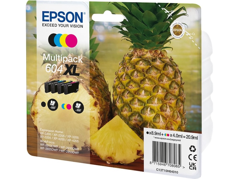 Epson blæk 604 XL multipack Blækpatroner