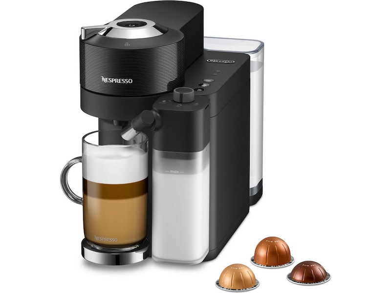 Nespresso Vertuo Lattissima by DeLonghi kapselmaskine ENV300.B (sort) Kapselmaskiner